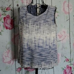 Anthropology W5 Sleeveless Twead Sweater Top